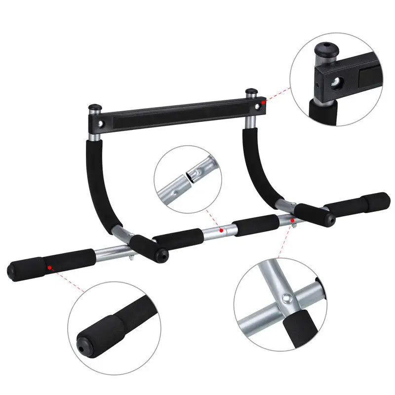Adjustable Chin-Up Bar for Home Workout and Gym Training - Door Frame Horizontal Pull-Up Bar Fitness Equipment