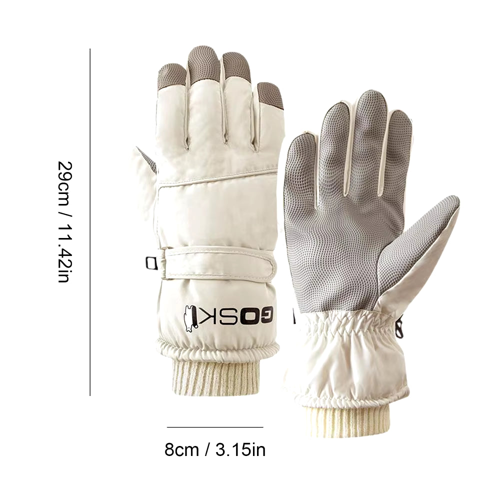 Unisex Ski Gloves -30 Degree Snowboard Mittens Touchscreen Gloves Winter Snowmobile Motorcycle Waterproof Thermal Snow Gloves