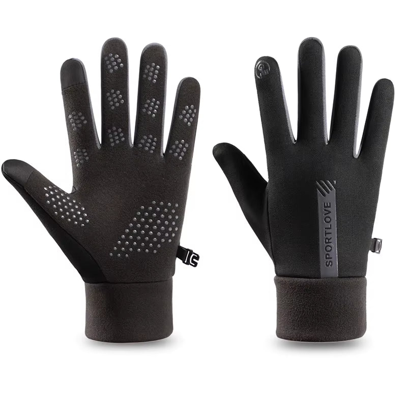 Winter Gloves Women Cycling Bike Thermal Fleece Cold Resistance Wind Waterproof Bicycle Warm Outdoor Running Skiing Mittens