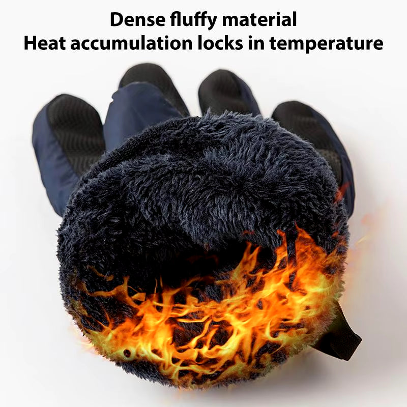 Unisex Ski Gloves -30 Degree Snowboard Mittens Touchscreen Gloves Winter Snowmobile Motorcycle Waterproof Thermal Snow Gloves