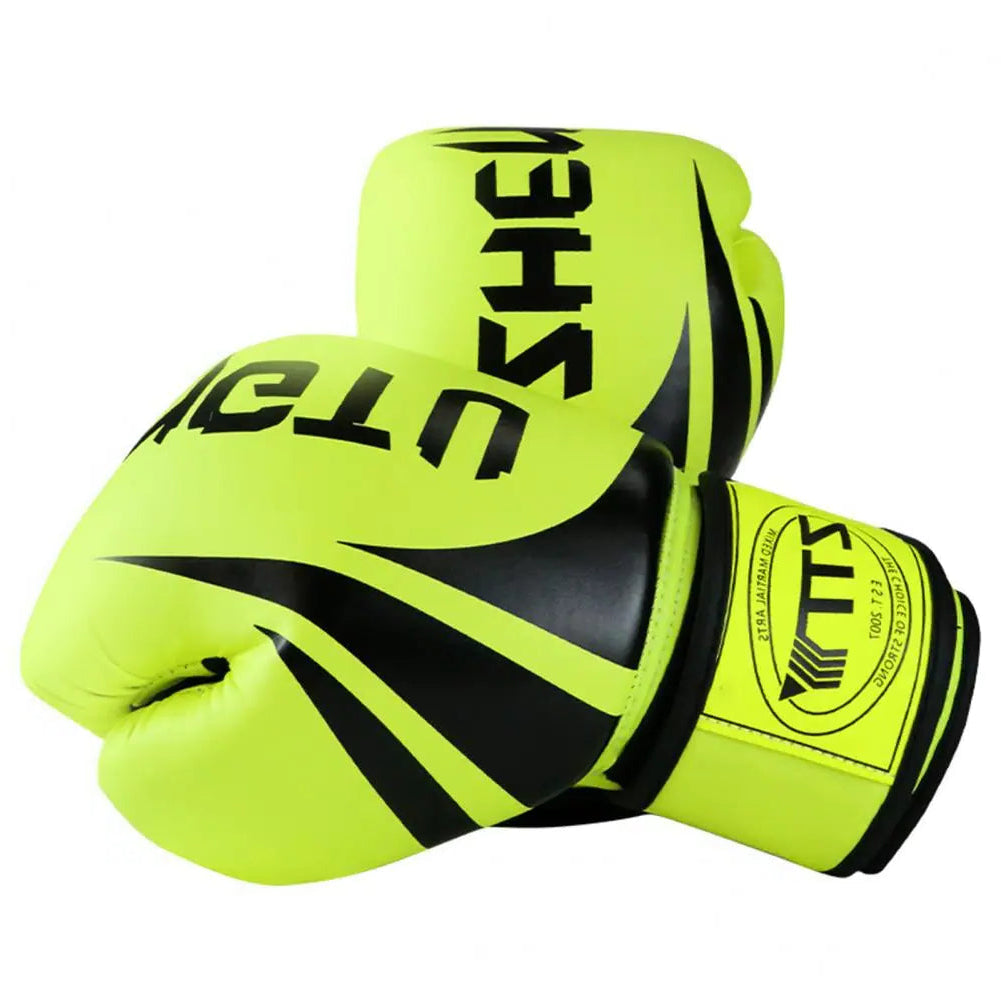 Boxing Gloves Professional Faux Leather Boxing Protective Gear Adults Sandbag Grappling Gym Training Gloves Protect Hand Gloves