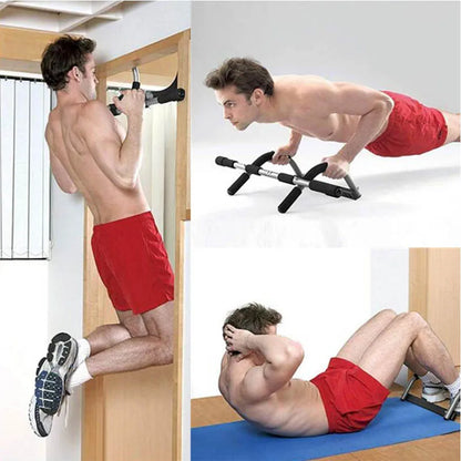 Adjustable Chin-Up Bar for Home Workout and Gym Training - Door Frame Horizontal Pull-Up Bar Fitness Equipment